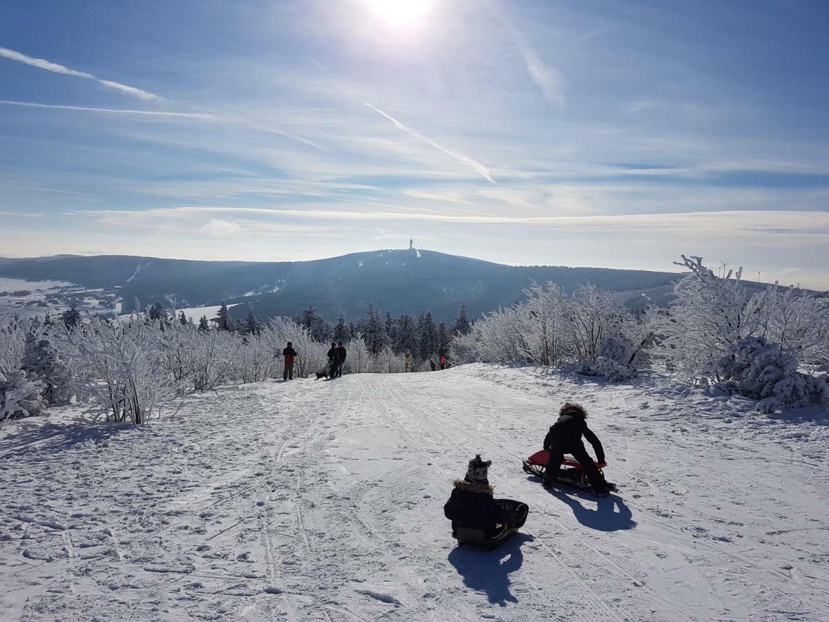Ferienwohnungen "Am Schloessel" Oberwiesenthal Exteriör bild
