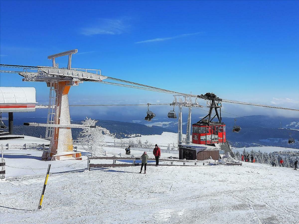 Ferienwohnungen "Am Schloessel" Oberwiesenthal Exteriör bild